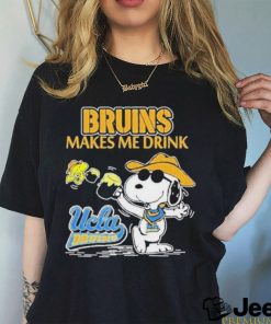 Snoopy And Woodstock UCLA Bruins Makes Me Drink Shirt