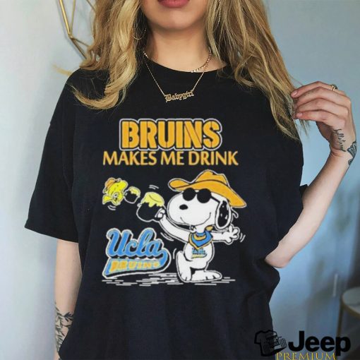 Snoopy And Woodstock UCLA Bruins Makes Me Drink Shirt