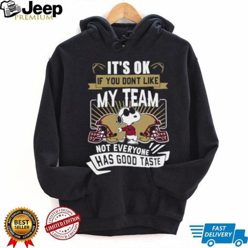 Snoopy Boston College Eagles its ok if you dont like my team not everyone has good taste shirt mens t shirt