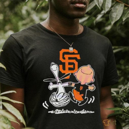 Snoopy Charlie Brown San Francisco Giants Baseball 2023 Shirt