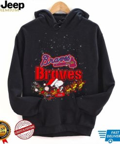 Snoopy Christmas Atlanta Braves T Shirts