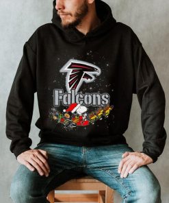 Snoopy Christmas Atlanta Falcons T Shirts