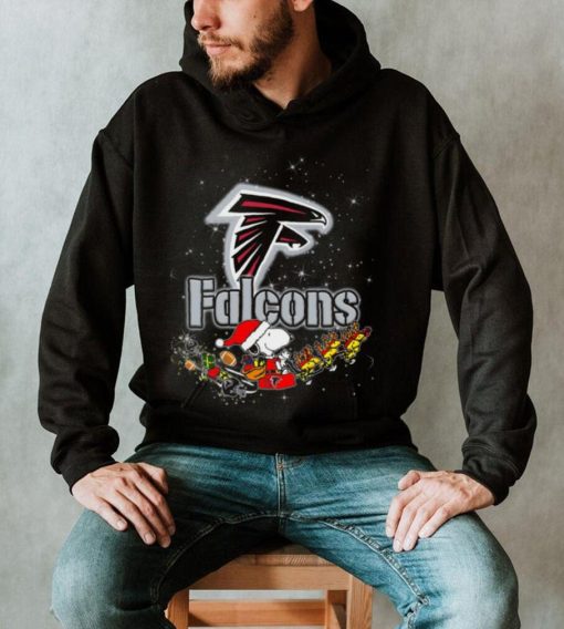 Snoopy Christmas Atlanta Falcons T Shirts