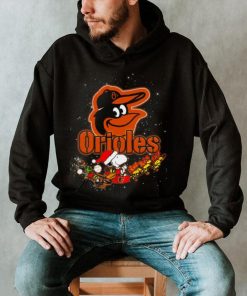 Snoopy Christmas Baltimore Orioles T Shirts