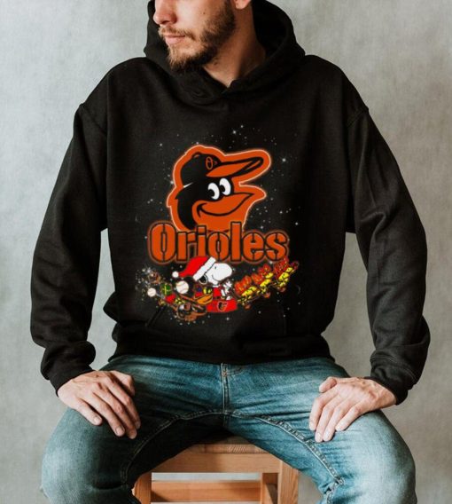 Snoopy Christmas Baltimore Orioles T Shirts