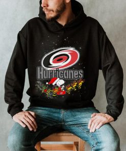 Snoopy Christmas Carolina Hurricanes T Shirts