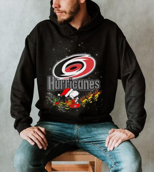 Snoopy Christmas Carolina Hurricanes T Shirts