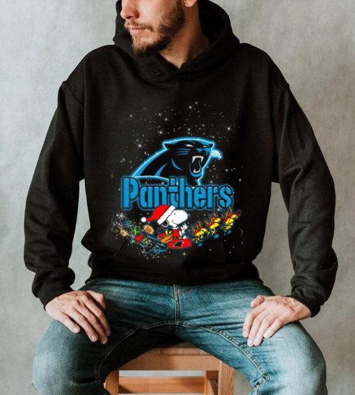 Snoopy Christmas Carolina Panthers T Shirts