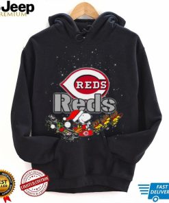 Snoopy Christmas Cincinnati Reds T Shirts