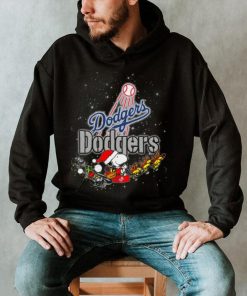 Snoopy Christmas Los Angeles Dodgers T Shirts