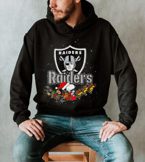 Snoopy Christmas Oakland Raiders T Shirts