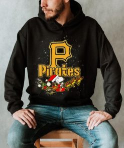 Snoopy Christmas Pittsburgh Pirates T Shirts