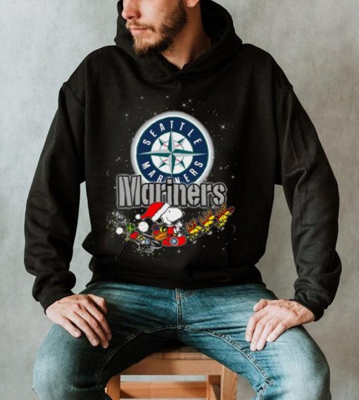 Snoopy Christmas Seattle Mariners T Shirts