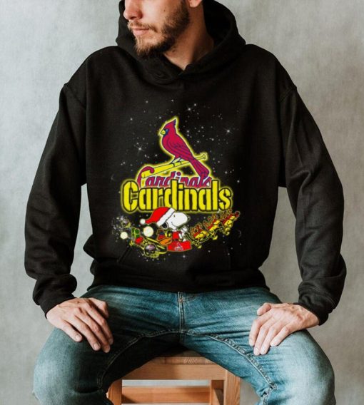 Snoopy Christmas St. Louis Cardinals T Shirts