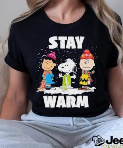 Snoopy Christmas Stay Warm Snoopy Stay Warm Christmas T Shirt