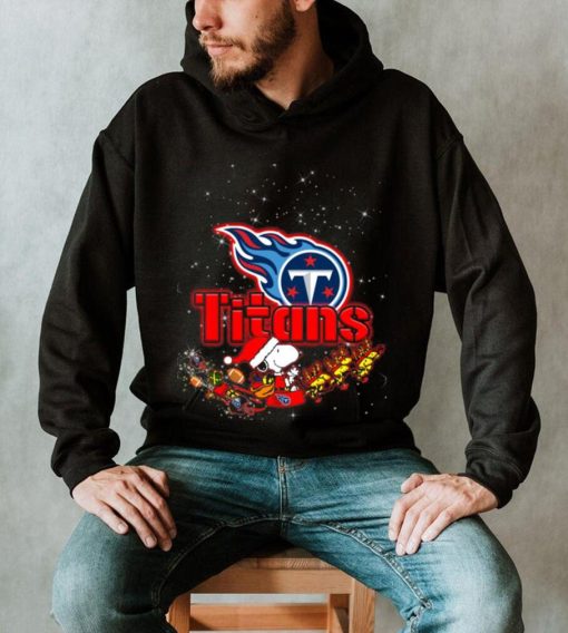 Snoopy Christmas Tennessee Titans T Shirts