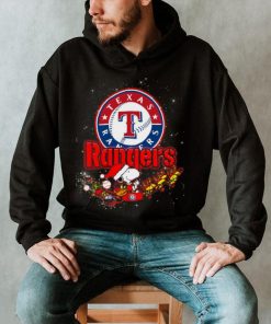 Snoopy Christmas Texas Rangers T Shirts