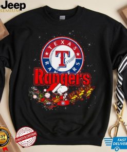 Snoopy Christmas Texas Rangers T Shirts - teejeep