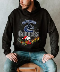 Snoopy Christmas Vancouver Canucks T Shirts