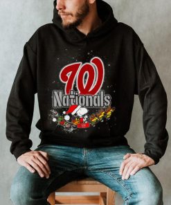 Snoopy Christmas Washington Nationals T Shirts