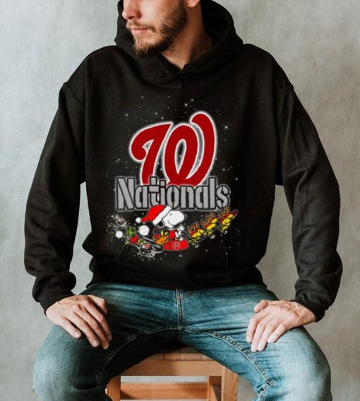 Snoopy Christmas Washington Nationals T Shirts