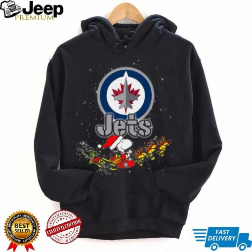 Snoopy Christmas Winnipeg Jets T Shirts