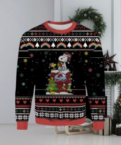 Snoopy Colorado Avalanche Ugly Christmas Sweater