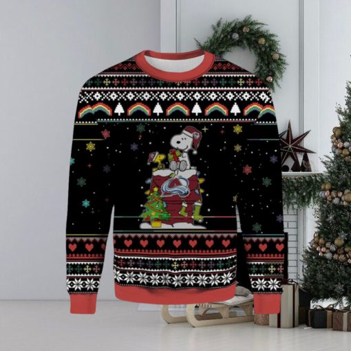 Snoopy Colorado Avalanche Ugly Christmas Sweater