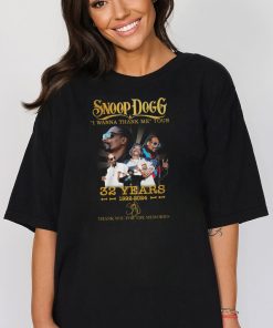 Snoopy Dogg I Wanna Tahnk Me Tour 23 Years Thank You For The Memories Signatures T Shirt