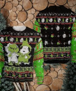 Snoopy & Grinch Gift Fan Christmas AOP Sweater