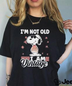 Snoopy I’m not old I am Vintage 2023 Shirt