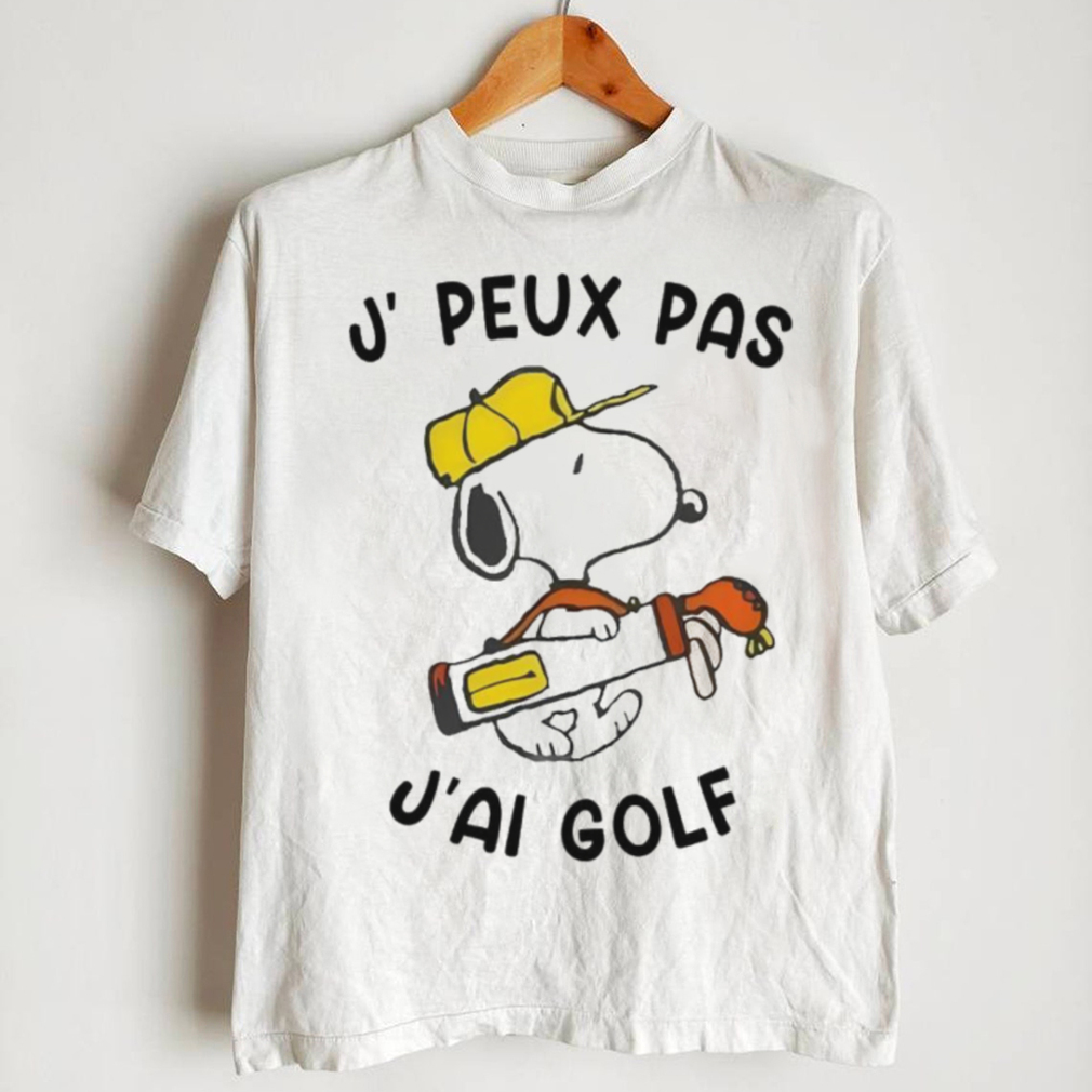 snoopy golf shirt