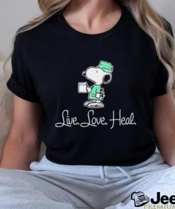 Snoopy Live Love Heal shirt