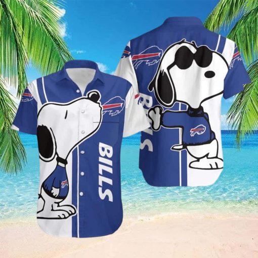 Snoopy NFL Buffalo Bills Hawaiian Shirt Gift For Beach Trip  NFL Hawaiian Shirt