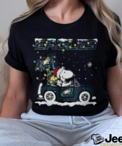 Snoopy Philadelphia Eagles Driver Car Christmas Shirt