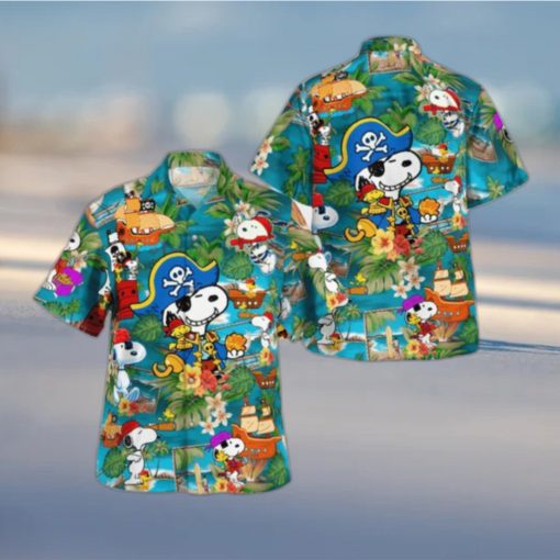 Snoopy Pirate Hawaiian Shirt