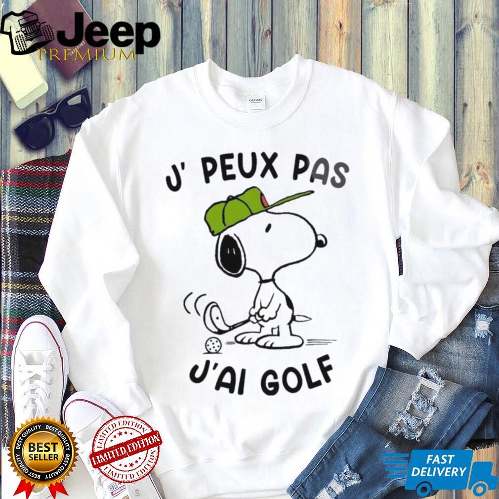 snoopy golf shirt