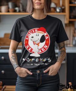 Snoopy Popeyes I’ll be there for you Christmas shirt