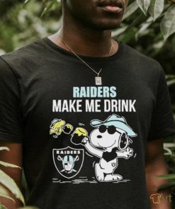 Snoopy Raiders make me drink shirt