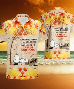 Snoopy Sometimes i need to be alone Hawaiian Shirt