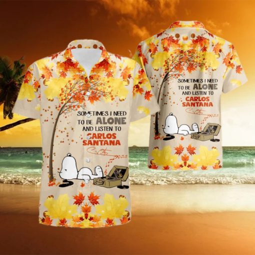 Snoopy Sometimes i need to be alone Hawaiian Shirt