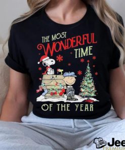 Snoopy The Most Wonderful Time Of The Year Christmas Shirt