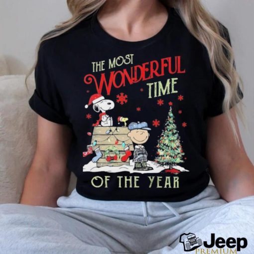 Snoopy The Most Wonderful Time Of The Year Christmas Shirt