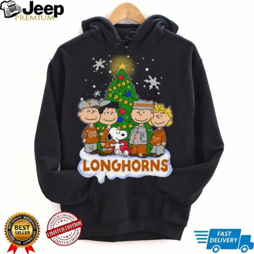 Snoopy The Peanuts Texas Longhorns Christmas T Shirts