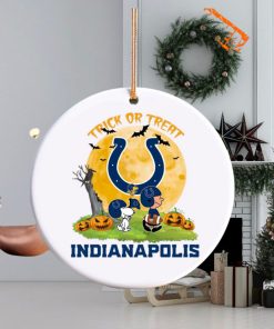 Snoopy Trick Or Treat Halloween Indianapolis Colts Ornament