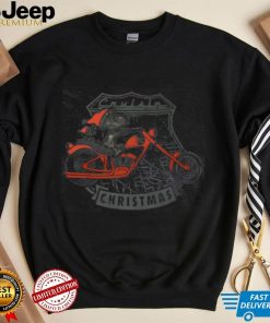 Snoopy Woodstock Motorcycle Cruisin Christmas Shirt