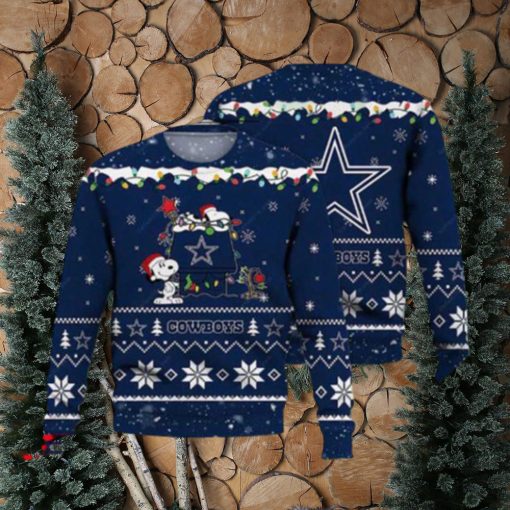 Snoopy Xmas 2023 Christmas Gift For Men And Women Dallas Cowboys Ugly Sweater