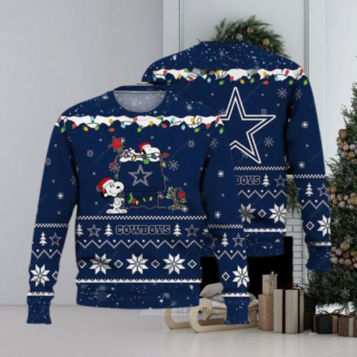 Snoopy Xmas Dallas Cowboys Ugly Sweater