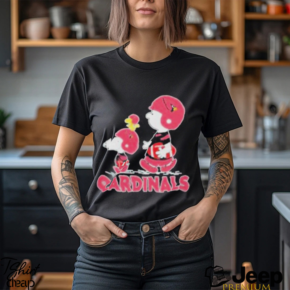 Snoopy and Charlie Brown Arizona Cardinals football Shirt Snoopy and Charlie Brown Arizona Cardinals football Shirt
