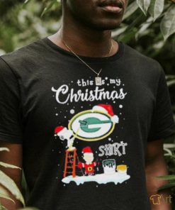 Snoopy and Charlie Brown NFL Green Bay Packers This Is My Christmas Shirt